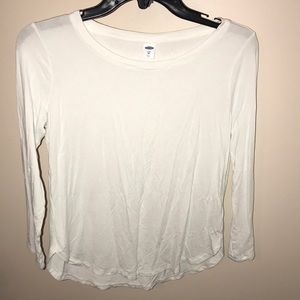 Old navy luxe white top